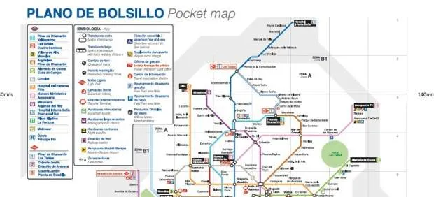 Metro de Madrid vuelve a implantar el mapa clásico del suburbano ...