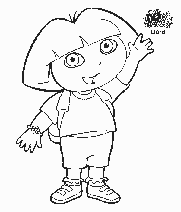 Mewarnai Dora The Explorer | Ayo Mewarnai