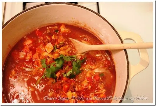 Mexico in my Kitchen: How to Make Charro Beans Soup /Receta de ...