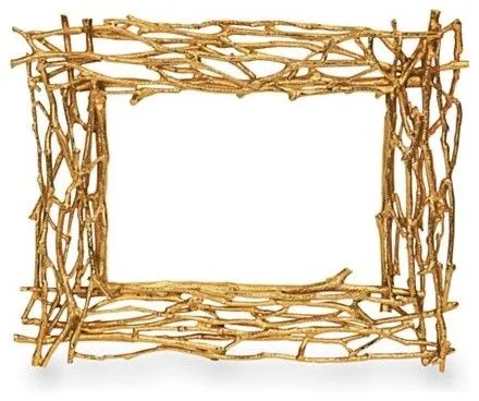 Michael Aram "Twig" Goldplate Frames - contemporary - frames ...