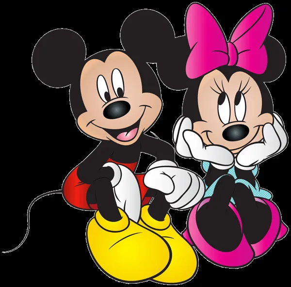 Mickey and Minnie Mouse Free PNG Clip Art Image | Disney ...