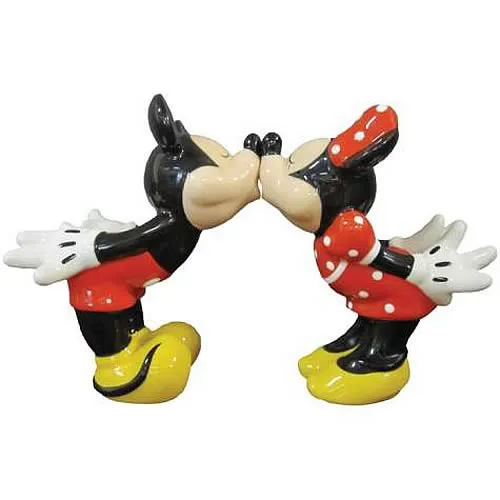 Mickey and Minnie Mouse Kissing Salt and Pepper Shaker Set ...