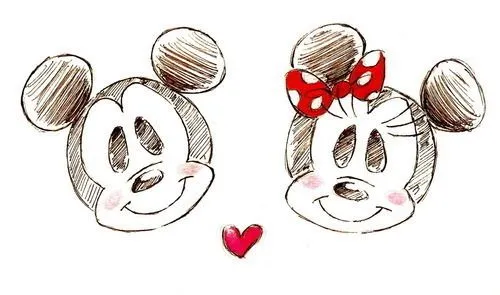 Mickey And Minnie Mouse Drawings Tumblr Mickey Mouse Minnie Mouse