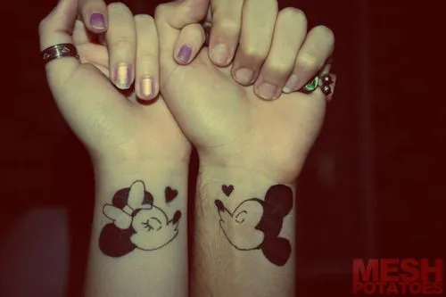 mickey and minnie tattoo | Tumblr
