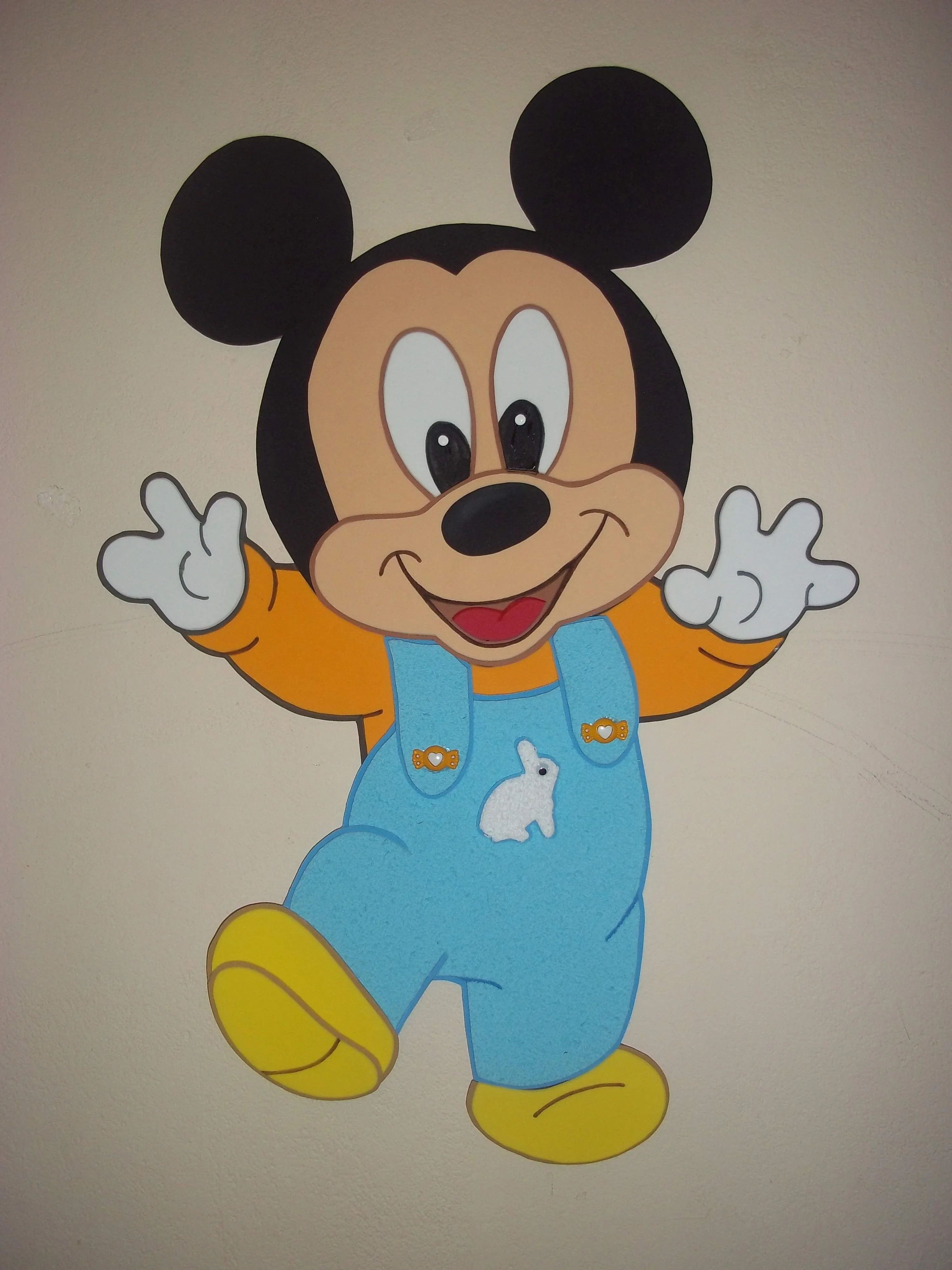 MICKEY BABY C/ 50 CM ALT. - PAINEL | Ateliê Gotinha de Limão | Elo7