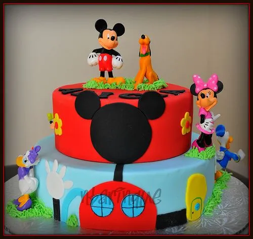 Mickey egér torta ~ A Tortadíszítés Alapjai