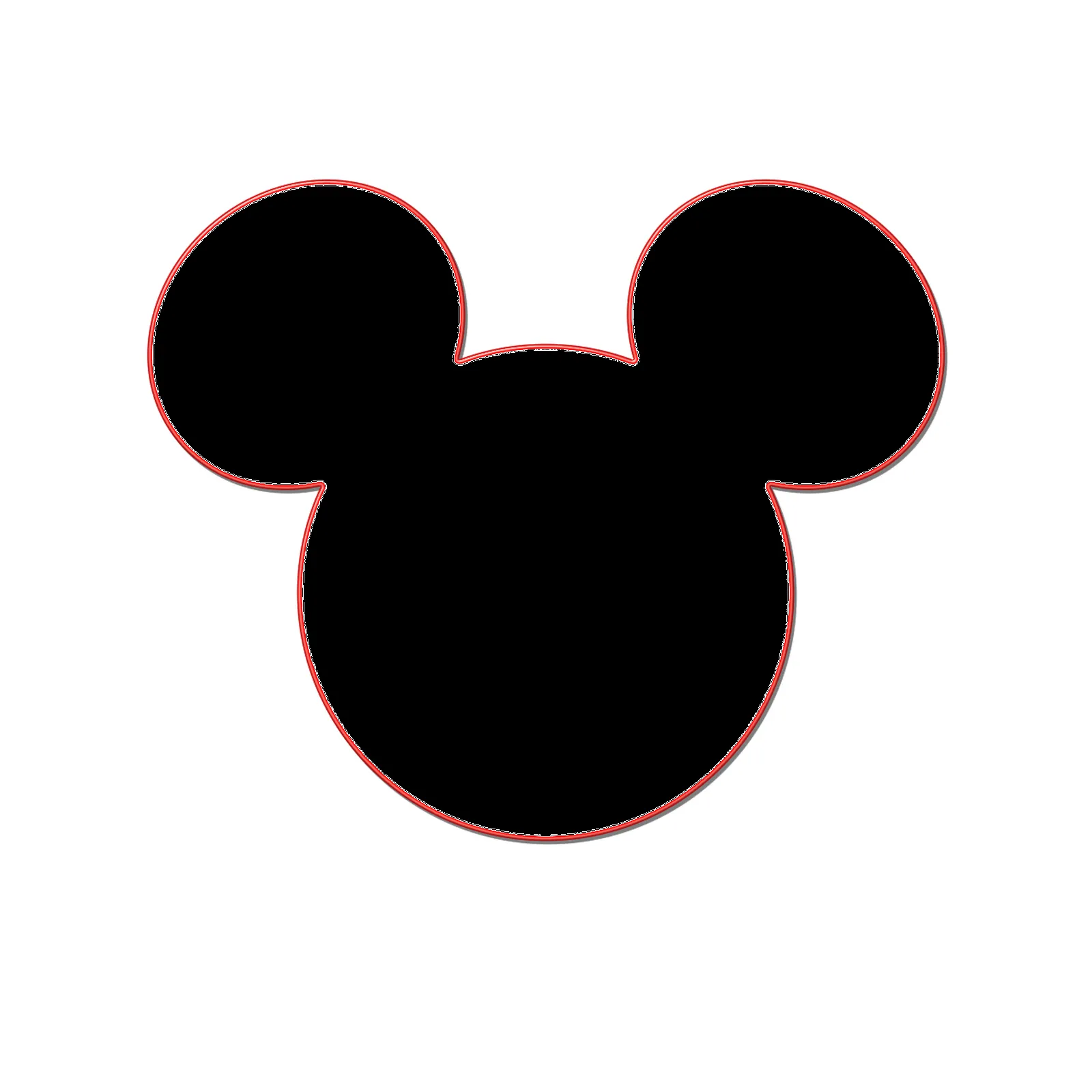 Mickey head template printable - Imagui