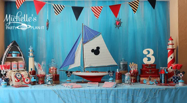 Nautical Boat Mickey Mouse Boy Disney Birthday Party Planning Ideas