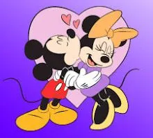 mickey y minnie !