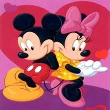 mickey y minnie !