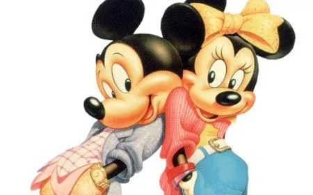 Minnie y Mickey Mouse enamorados - Imagui