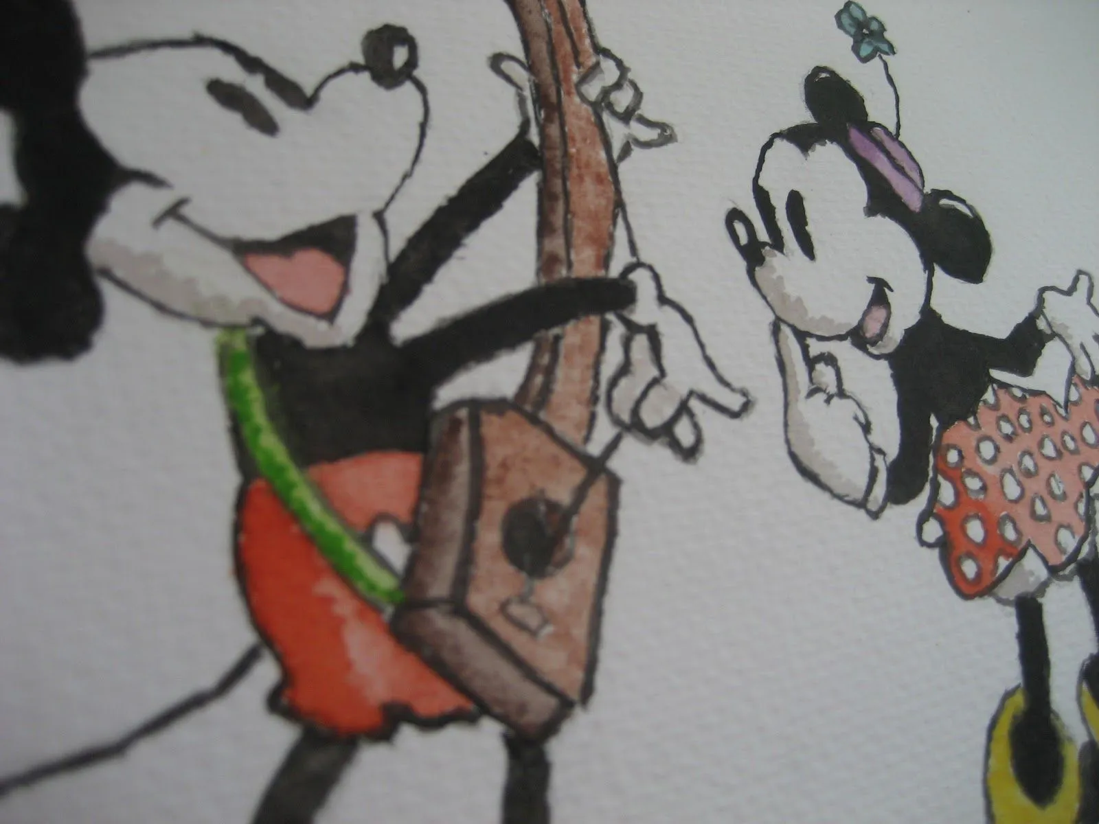 Mickey y Minnie | los dibujos de jose angel barbado