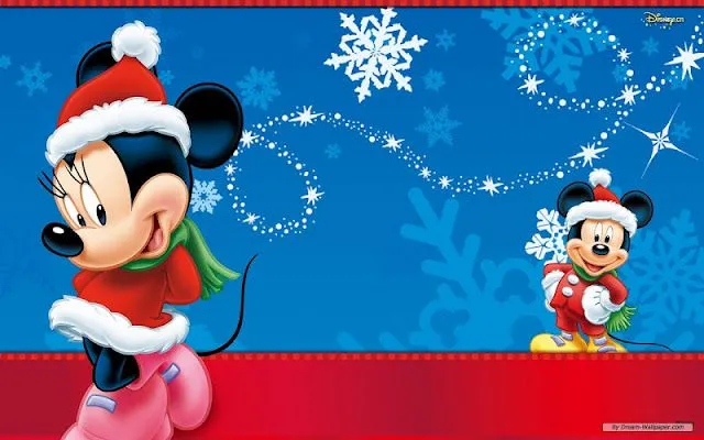 Imágenes de Minnie y Mickey para Navidad. - Ideas y material ...