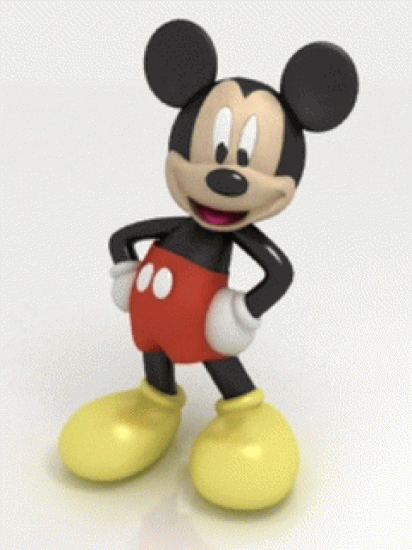 Mickey Mouse - 3d model - .