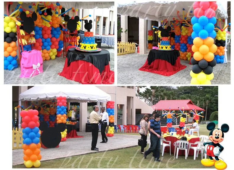 Mickey Mouse • Los 3 añitos de Hector José | Party Time & Design