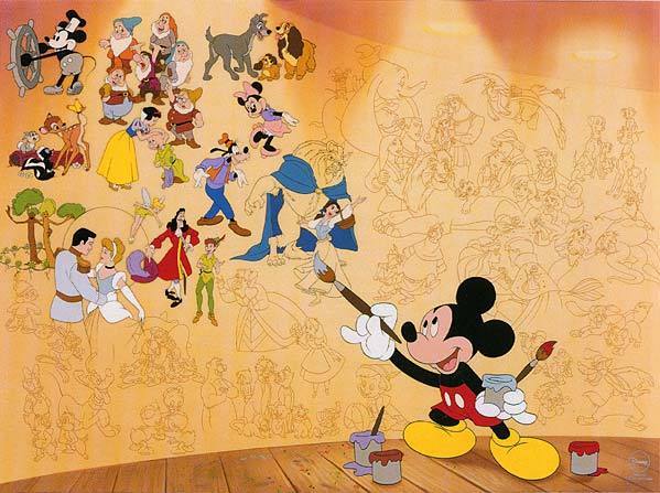 Mickey Mouse Artwork: Disney's Mural of Memories - Fascination St ...