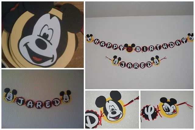 Mickey Mouse Birthday Banner | Flickr - Photo Sharing!