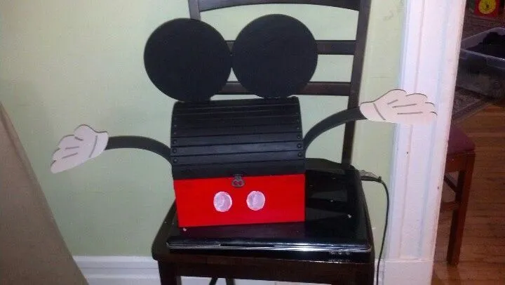 Mickey Mouse card box | Mickey/Minnie Mouse Party | Pinterest