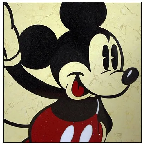 Mickey Mouse Classic Mickey Yellow Dots Stone Artwork - Sanders ...