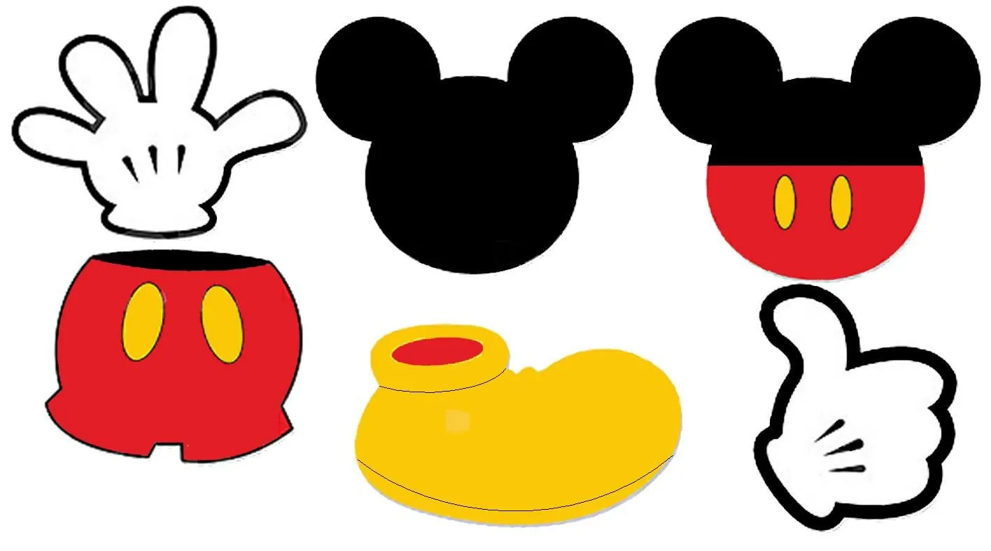 Mickey Mouse Clip Art Silhouette | Clipart Panda - Free Clipart Images