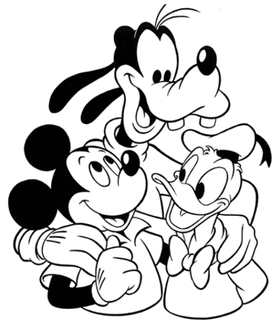 Mickey Mouse Clubhouse coloring pictures | Super Coloring