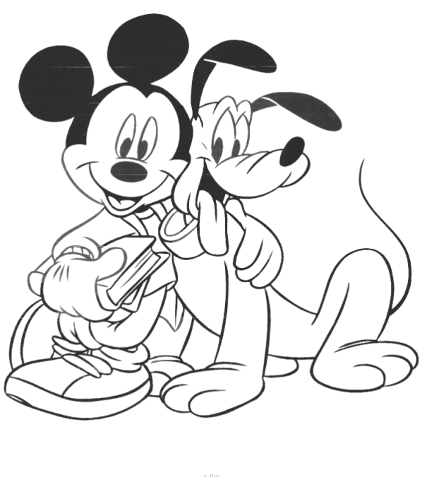 Mickey mouse Coloring Pages