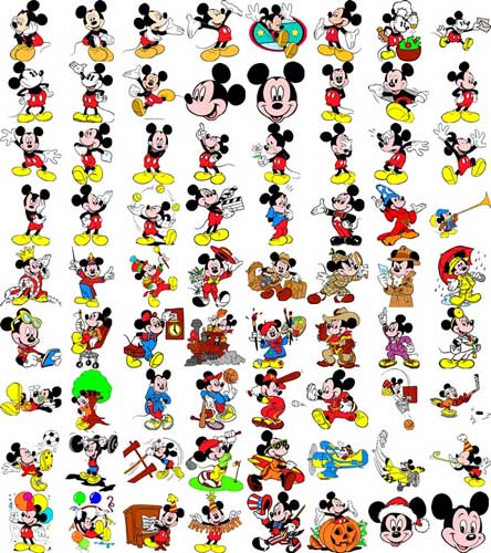 Vectores Mickey Mouse - Imagui