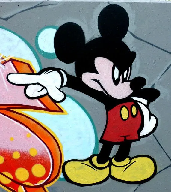 Animals For > Cool Mickey Mouse Graffiti