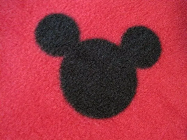 Mickey Mouse Head in Black Silhouette on by CutnTiedbyRedYvette