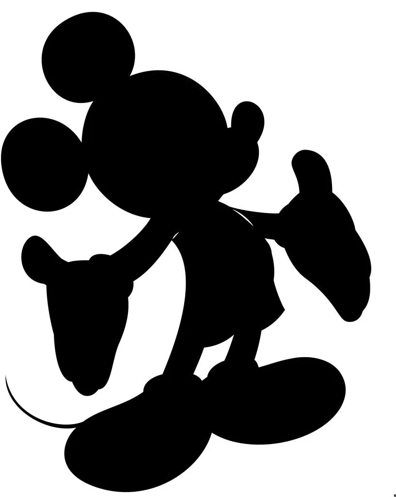 Imagenes silueta de Mickey Mouse - Imagui