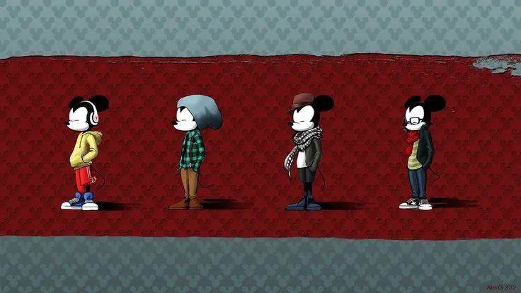 mickey mouse hipster portadas - Buscar con Google | Dibujos y Arte ...