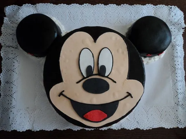 Mickey mouse (Modelo solo para tortas de panqueques para más de 40 ...