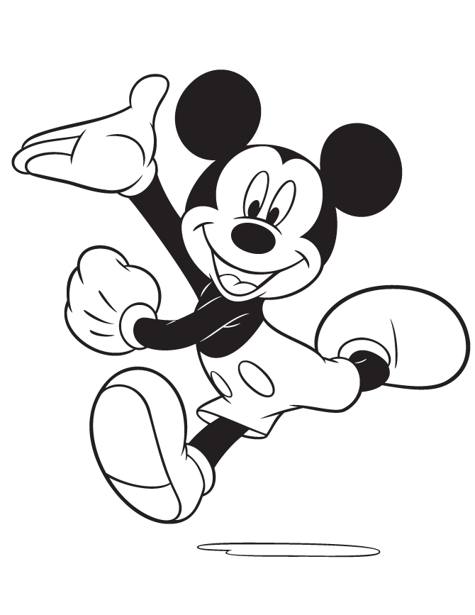 Mickey Mouse para pintar