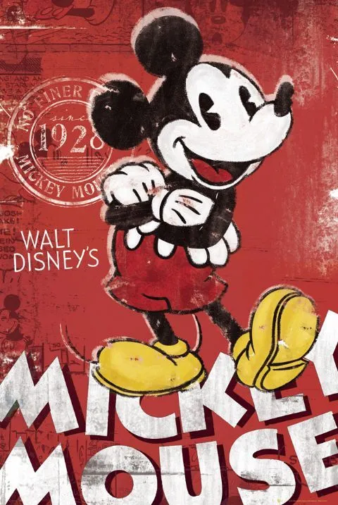 Mickey Mouse poster: Since 1928 (Walt Disney) 24'' X 36''