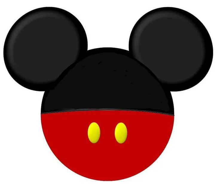 MICKEY MOUSE ROSTRO NEGRO CON DISEÑO | IMÁGENES MICKEY MOUSE PARA ...