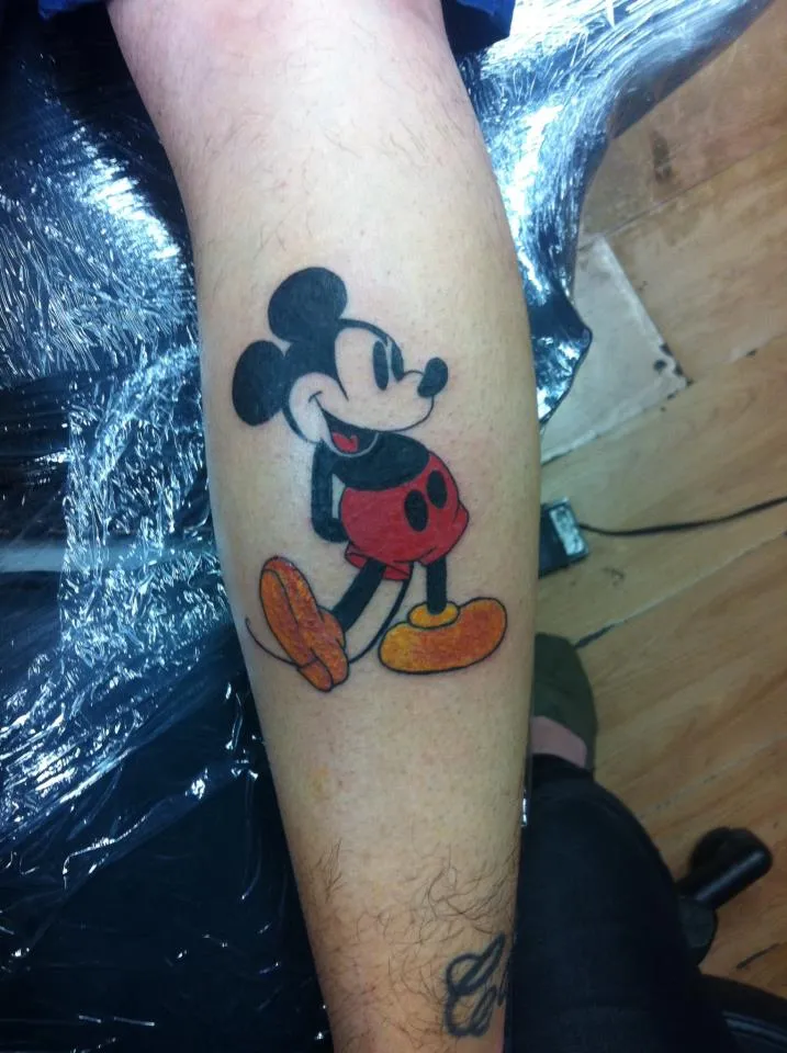 mickey mouse tattoo by sunnyshiba on DeviantArt