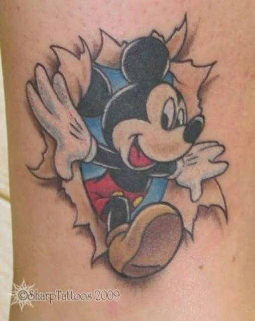 Mickey Mouse tattoo - Imagui