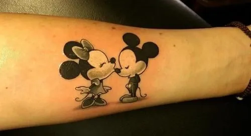 Mickey Mouse tattoos | Mickey and Minnie Mouse, | The Happiest ...