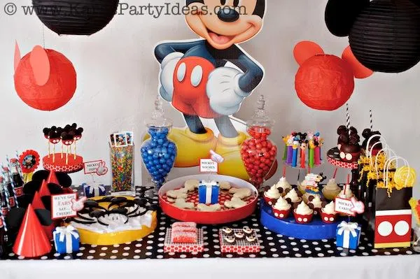 Mickey Mouse themed birthday party planning ideas supplies ...