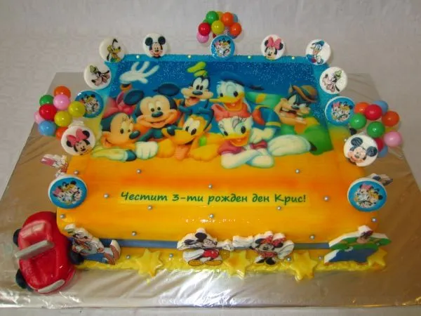 Mickey Mouse & Freunde Torte Mit Mickeys Auto Pictures