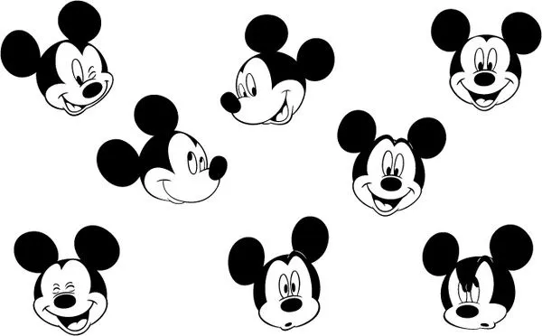 Mickey mouse 4 Vector logo - Free vector for free download