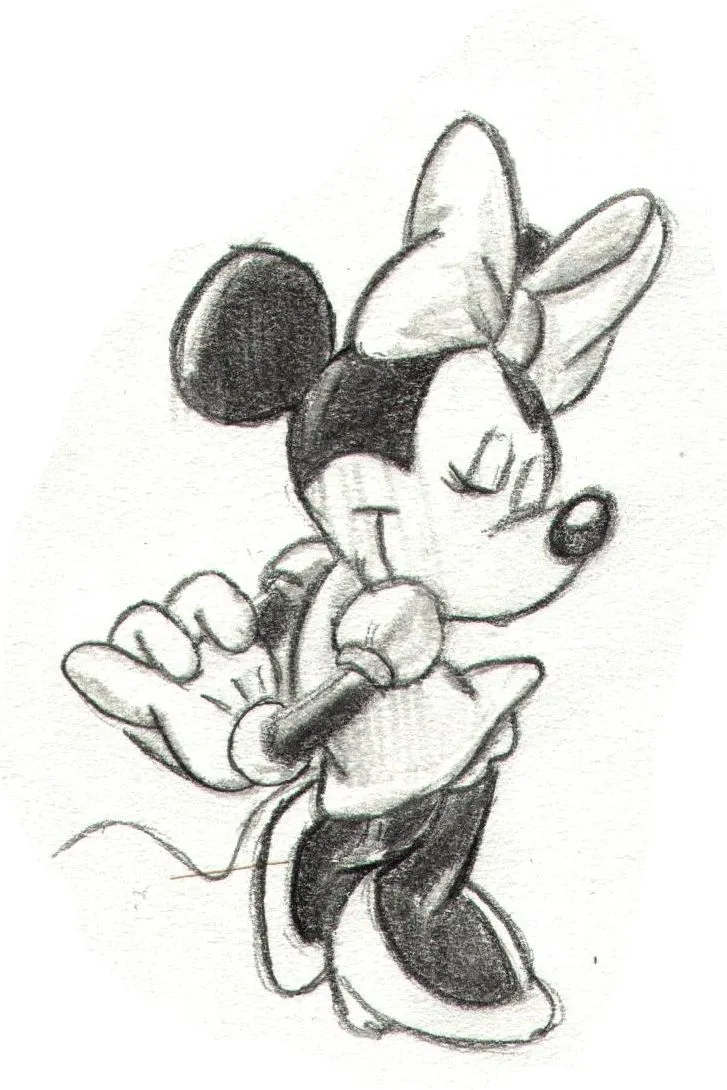 Mickey Mouse Writing