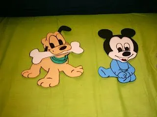 Mickey y Pluto baby