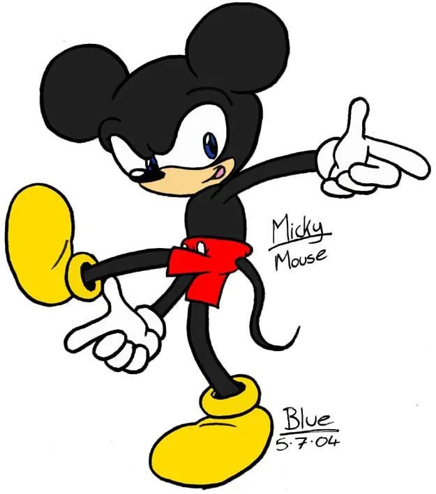 Micky Mouse - Sonic style by Blue-the-Echidna on deviantART