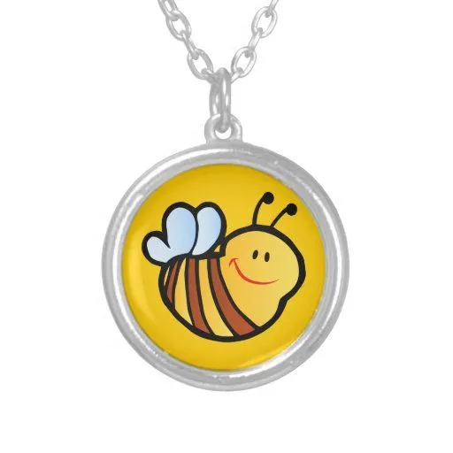 MIEL LINDA INSE DEL PEQUEÑO DEL ABEJORRO DIBUJO AN JOYERIAS de Zazzle.