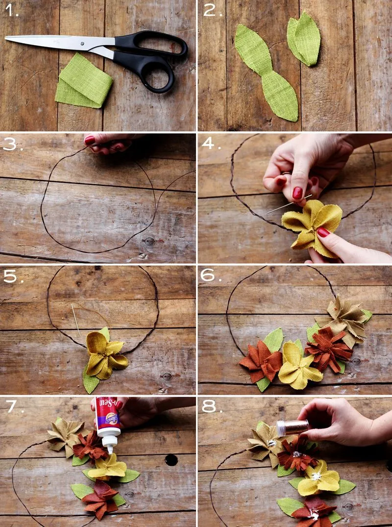 Miin.Hoo: Tutorial Corona de flores