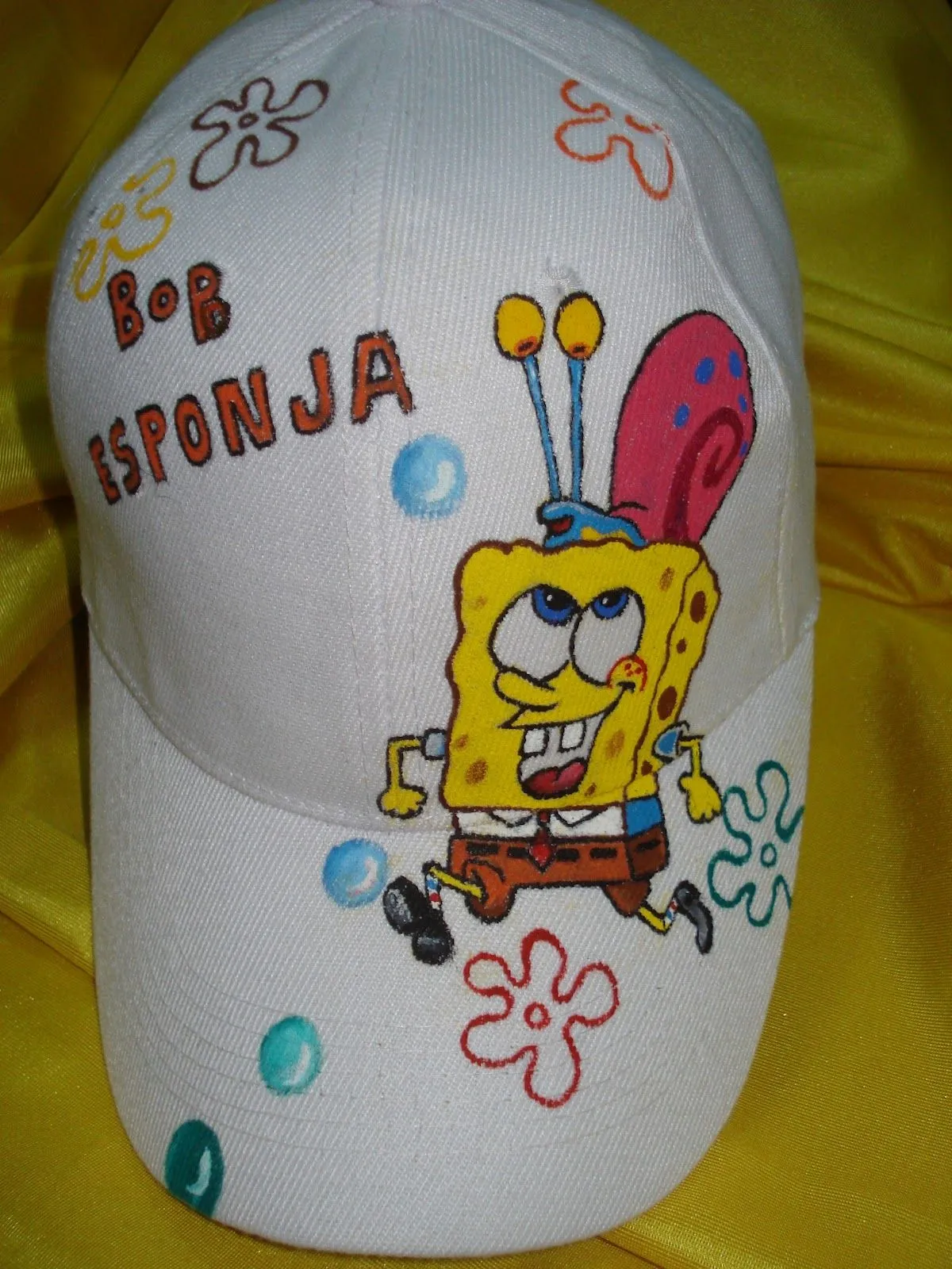 Una mijita de arte: Gorra 14. Bob Esponja