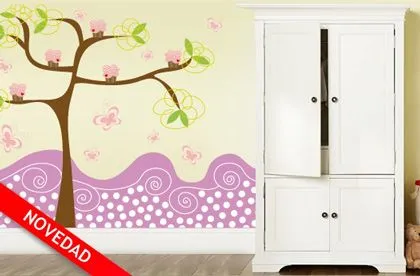 vinilo infantil arbol