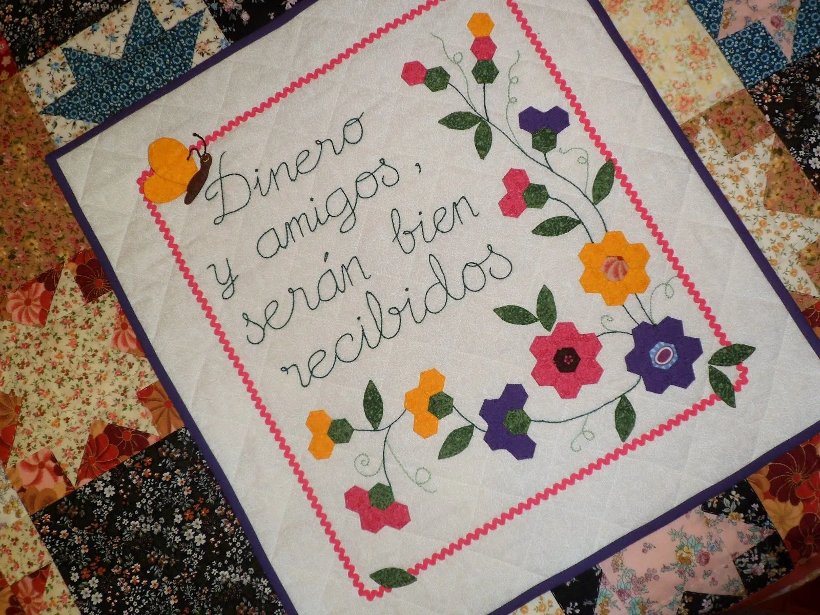 Los mil colores de Merce: FLORES DE PATCHWORK