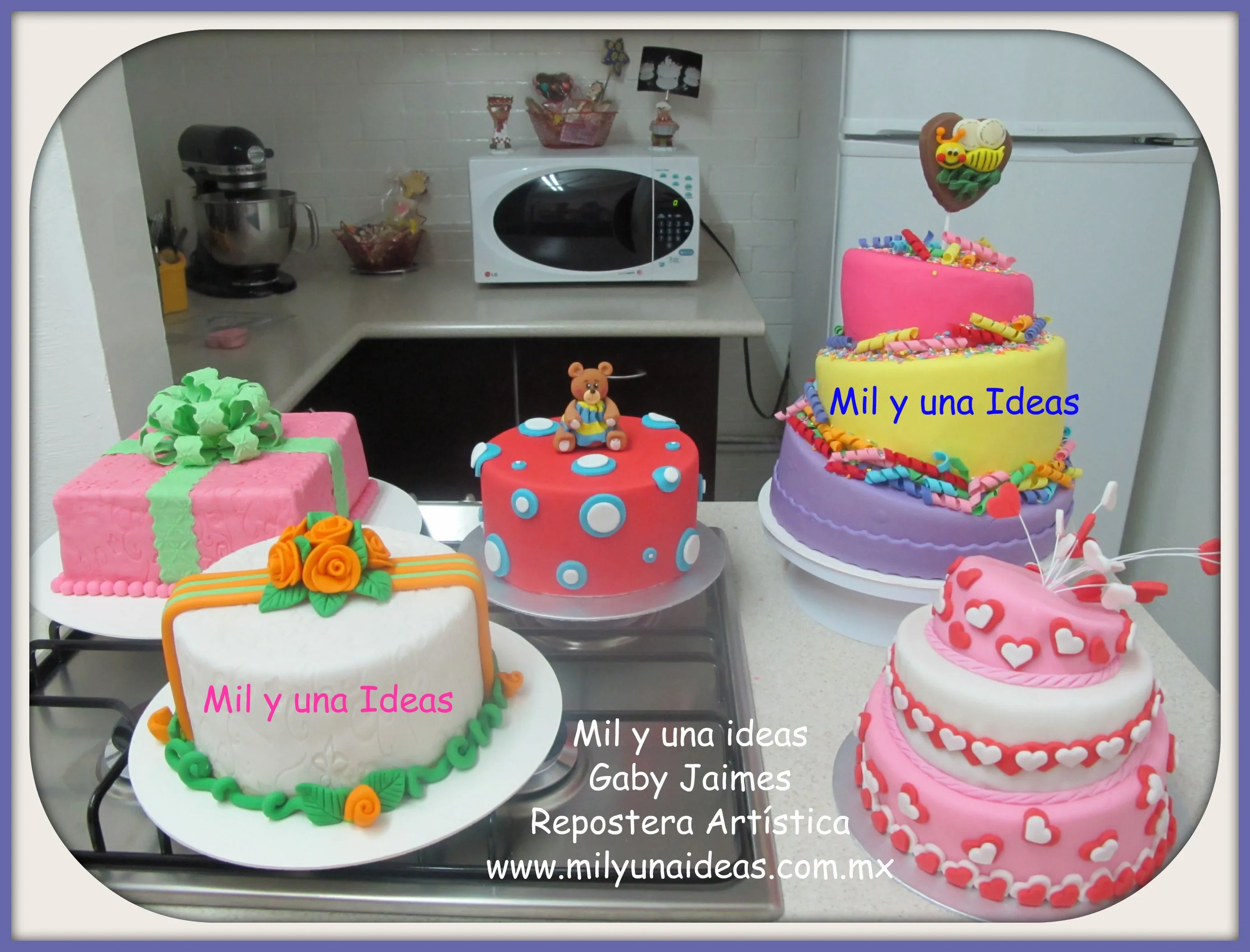 MIL Y UNA IDEAS Cursos Fondant, Galletas Decoradas y mas ...